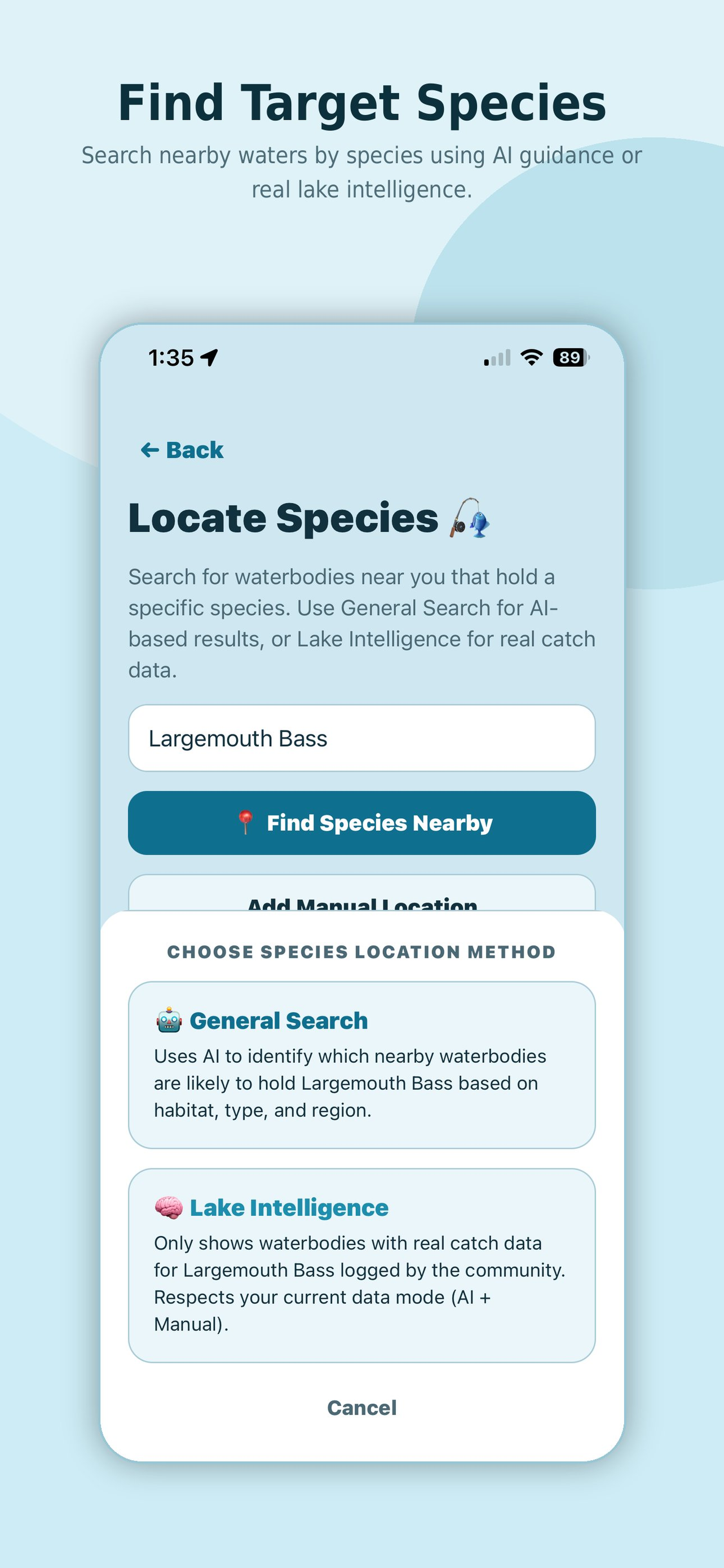 CastWise target species screen